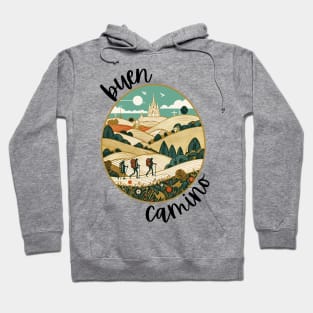 Buen Camino! El Camino de Santiago de Compostela - The Way of Saint James - Peregrino Pilgrim - Camino Frances Ingles Primitivo Shirt, Hoodie, Mug, Tote, Souvenir, etc Hoodie